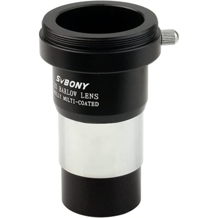 Bralow linse 2x, 1,25 tommer med M42 gjenger for T-adapter