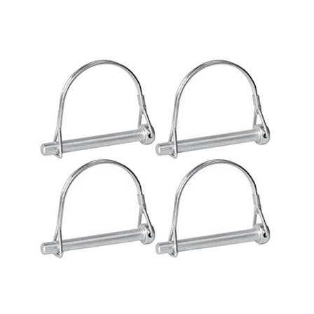 4 stk. Aksel Låsepinne, Sikkerhetskoblingspinn Tilhengerkoblingspinn For Tilhengere Plen Hage, Jernvare P