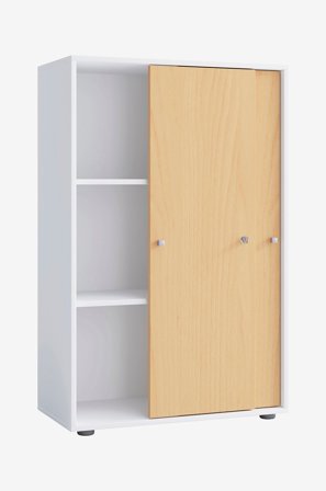 VCM - Kontorskab Lona Xl med skydedøre - Flerfarvet - Hylder & opbevaring - Fra Homeroom