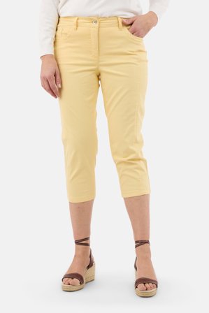 BRANDTEX - Capri Bukser - Gul - Bæltestropper