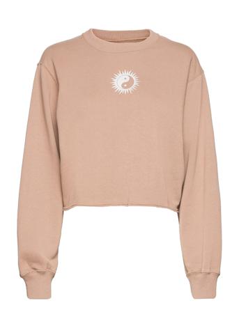Hco. Girls Sweatshirts Sweat-shirt Genser Rosa Hollister