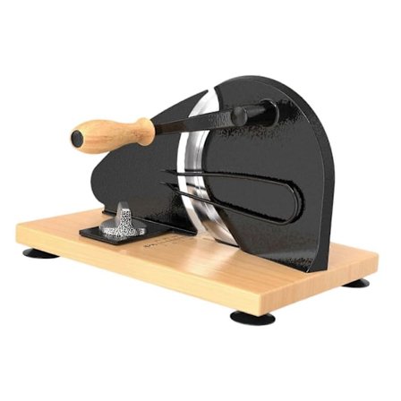 Manuell brødskjærer Classic med skala og sugekopper med håndsveiv