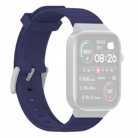 Mibro Watch T1 Flexible Band Soft Replacement Watch Strap - Midnatsblå