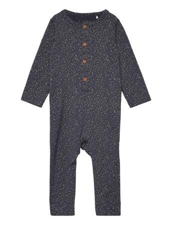 Romper Ls Aop Langermet Bodysuit Svart Fixoni