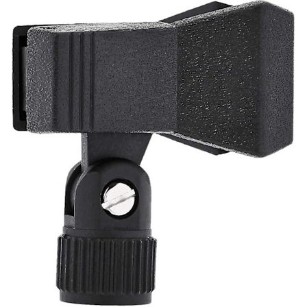 Mikrofonklips med klemme, kablet og trådløst, fast hodeklips, universal klips for mikrofon