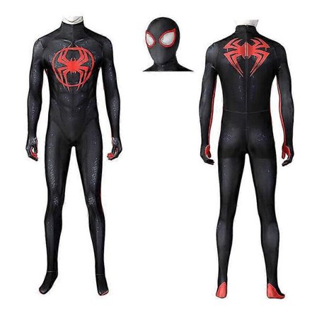 Spiderman Miles Morales Jumpsuit Kostyme Cosplaydrakt