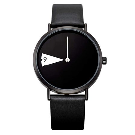 Naisten nahkarannekkeiset kvartsikellot, mekko, vedenpitävä rannekello