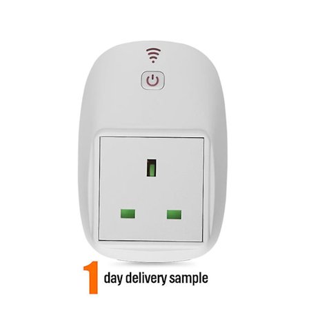 Smart UK Stikkontakt Kabinet Hvid Wifi Smart Stikkontakt Stikkontakt Med App