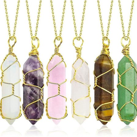 Rose Krystal Halskæde Justerbar Silke Halskæde Gave Til