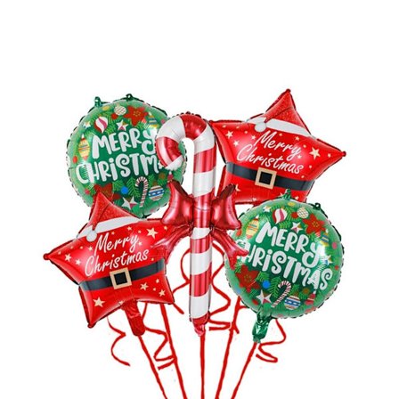 Julballong Xmas folieballonger STYLE 2 STYLE 2