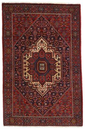 Tappeto Gholtogh 107X164 Rosso Scuro/Rosso (Lana, Persia)
