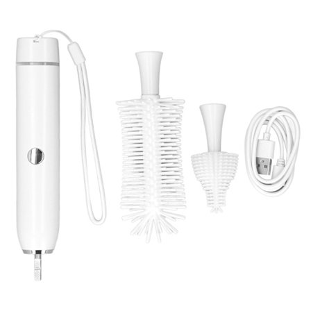 Elektrisk flaskborste, vattentät rengöringsborste, rengöringsverktyg - utbytbart borsthuvud - 1 st