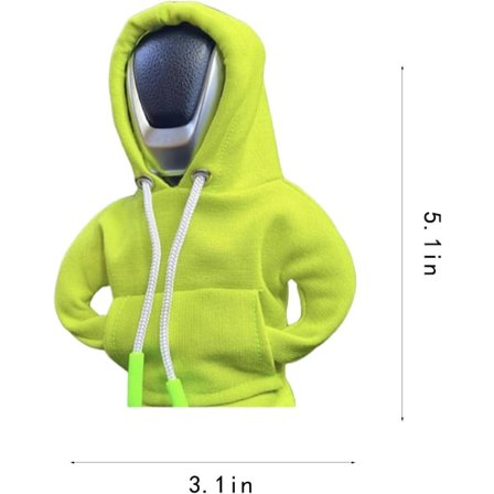 Bilväxelspakshuvtröja, Växelspakskydd, Bilväxelspakshuvtröja, Universal Bilinredning Tillbehör Present, Grön