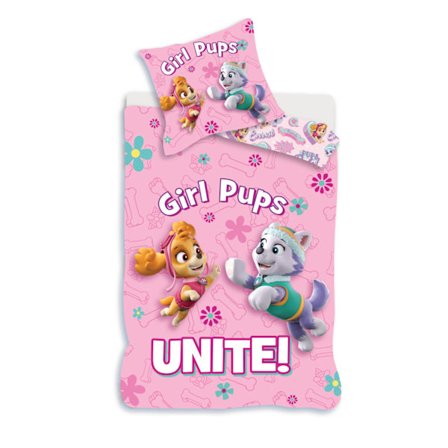 Paw Patrol Sammanfoga Barnsänglinne Set 100×140 cm, 40×45 cm
