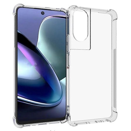 Telefonfodral för TCL 50 5G Transparent Fodral Fyra Hörn Airbag TPU Smalt Telefonfodral