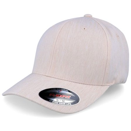 Flexfit - Rosa flexfit Keps - Pastel Melange Peach Flexfit @ Hatstore