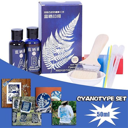 Køkkenredskaber Sæt Cyanotype Sæt Skaber En Blåkopi Eller Billeder Med Cyanotype Kit 100ml