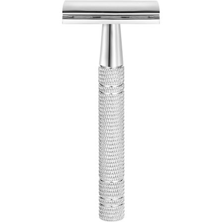 Rakblad i metall, dubbelsidig säkerhetshyvel i metall, manuell rakhyvel för hårborttagning