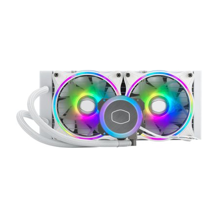Cooler Master MasterLiquid ML240 Illusion - White Edition - væskekjølesystem for prosessor