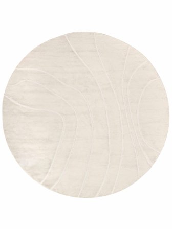 Bahia Ø 240 Grande Blanco Crema Redonda Alfombra