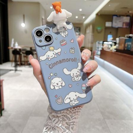 Kawaii Kuromi Cartoon Telefonfodral För Iphone 14 13 12 11 Pro Max Mini Xr X Xs Max 8 7 Plus Se Anti-fall Cover A1 For iphone 11