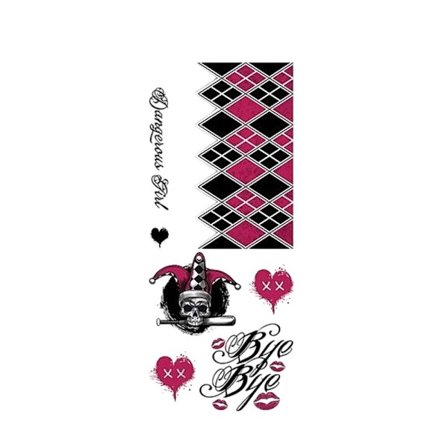 Fiestas Guirca Farlig Harlekin Temporär Tatuering One Size Mu