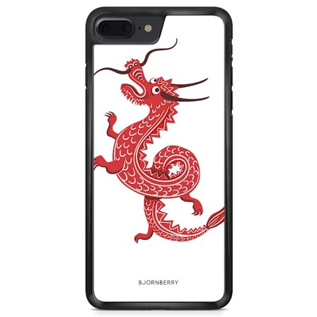 Bjornberry Skal iPhone 8 Plus - Röd Drake