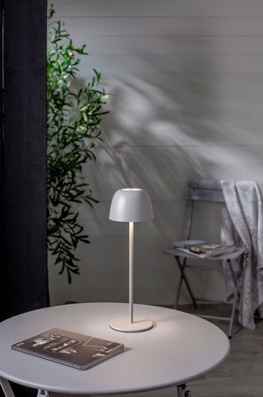 Jotex - Bordlampe Ronda Usb Grey - Kjøp Utebelysning hos Jotex
