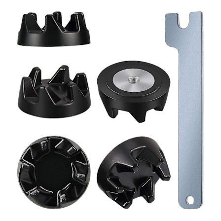 KitchenAid Blender Kobling Reservedele (6-pak) - 9704230 Blenderkobling med 1 Nøgle