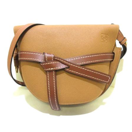 Loewe Pre-owned, Pre-owned Leather shoulder-bags Bruin, Dames, Maat:ONE Size