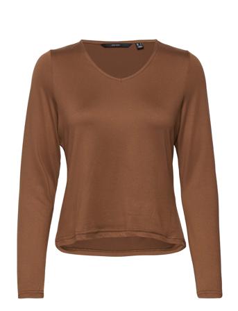 Vmzera Ls Top Jrs Lt Brown Vero Moda
