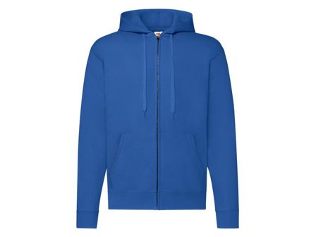 FRUIT OF THE LOOM Zip Hoodie kungsblå M - Lyreco - Yrkeskläder - Tröjor och Sweatshirts - Zip-tröjor