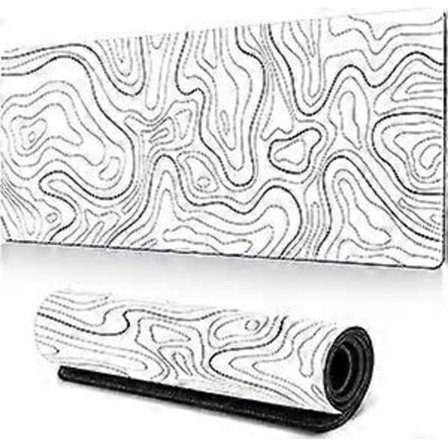 Musmatta XXL Gaming 900x400mm, Gaming Musmatta XXL Gaming Liquid Design, Gaming Musmatta Stor Sydda Kanter, Halkfri Skrivbordsmatta