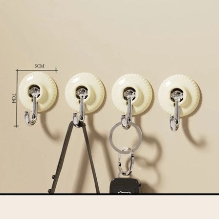 Selvklebende Krok Sterk Krok HVIT Hvit