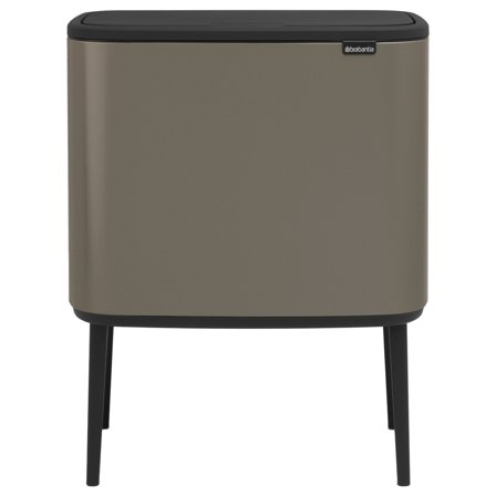 Brabantia Bo Touch Bin 11 + 23 liter, platinum | KitchenOne