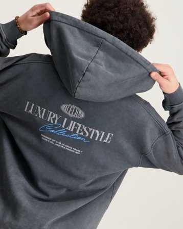 Malelions Malelions Junior Relaxed Lifestyle Zip Hoodie Grå Huvtröjor/Hoodies Kille - Kids Brand Store