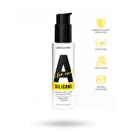 Silicon Anal Lubricant 120 ml - Vuxen.se - Silikonbaserat långvarigt glidmedel