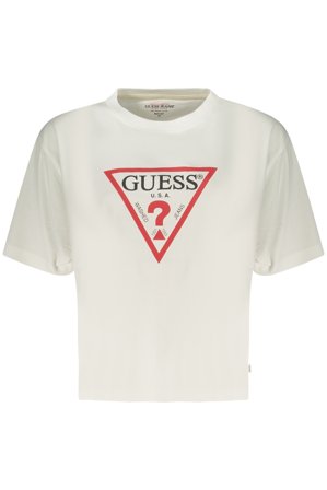 Guess Jeans T-shirt Maniche Corte Donna Bianco