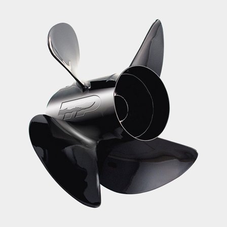 Propel Hustler High Performance, 4-bladet, aluminium, uden hub, til 4 1/4" gearhus, 14" x 13"