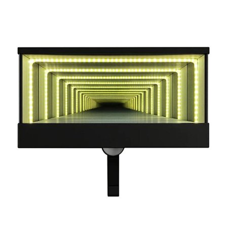 Infinitys LED Garage Nyckelhållare Väggmontering LED Modellbilsdisplaybox Bilnyckelhållare Organizer Med LED-ljus Svart