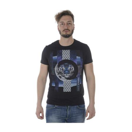 Versace Jeans Couture - T-shirts - Svart - Herr - Storlek: L, Herr, Storlek: L