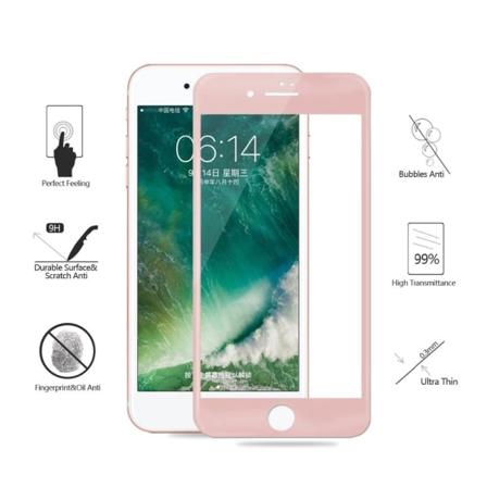 iPhone 7 näytönsuoja 3D 9H kehys 0,2mm HD-Clear Svart Svart
