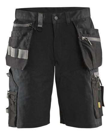 Blåkläder 159813439900C56 Arbetsshorts med stretch, svart Stl C56, Arbetskläder