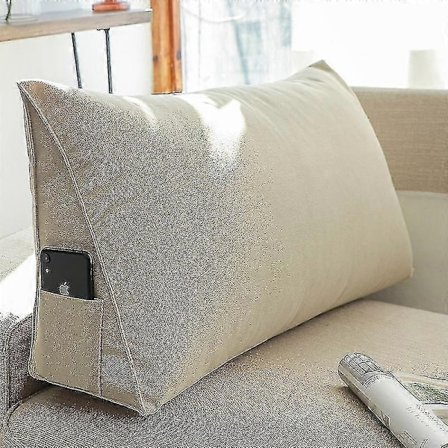 Trekantet Sengestøttepude, Ryglæns Læsepude - Perfekt