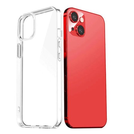 iPhone 14 Plus Skal Genomskinligt Tunt Basic