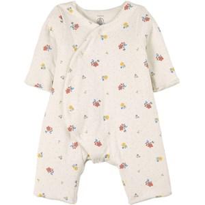 Kids - Petit Bateau White Floral One-piece 3 Months - All in ones - 3 months - White