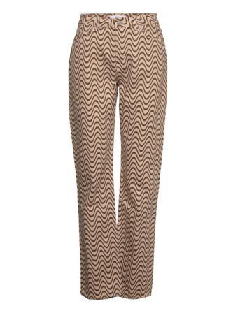 Enbree Straight Jeans Aop 6865 Raka Jeans Multi/mönstrad Envii