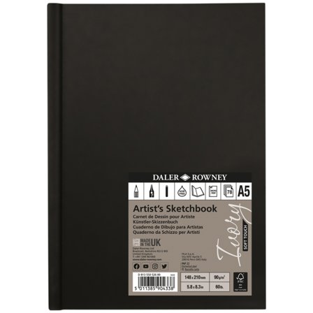 Daler-Rowney Ivory Sketchbook Hardcover A5