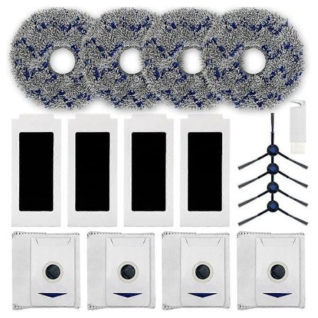 Til DEEBOT T30 Omni / T30 PRO Omni Robotstøvsuger Sidebørste Hepa Filter Moppeklud Tilbehør