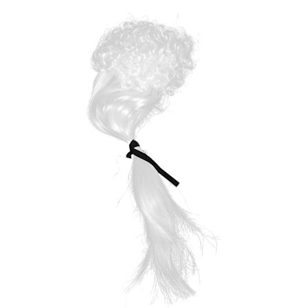 Dommer Advokat Cosplay Parykk Hodeplagg Kostymefest Gentleman Barokk Langt Krøllete Hår (Hvit)